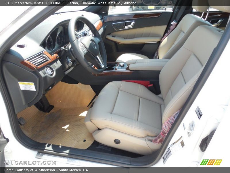 Diamond White Metallic / Almond 2013 Mercedes-Benz E 350 BlueTEC Sedan