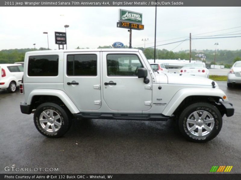 Bright Silver Metallic / Black/Dark Saddle 2011 Jeep Wrangler Unlimited Sahara 70th Anniversary 4x4