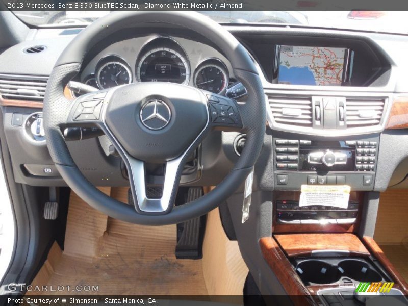 Diamond White Metallic / Almond 2013 Mercedes-Benz E 350 BlueTEC Sedan