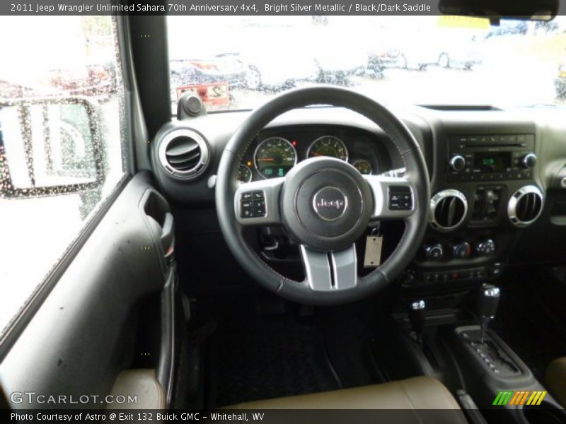 Bright Silver Metallic / Black/Dark Saddle 2011 Jeep Wrangler Unlimited Sahara 70th Anniversary 4x4
