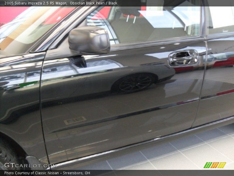 Obsidian Black Pearl / Black 2005 Subaru Impreza 2.5 RS Wagon