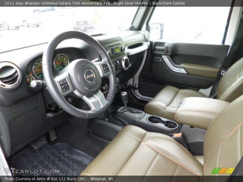 Bright Silver Metallic / Black/Dark Saddle 2011 Jeep Wrangler Unlimited Sahara 70th Anniversary 4x4