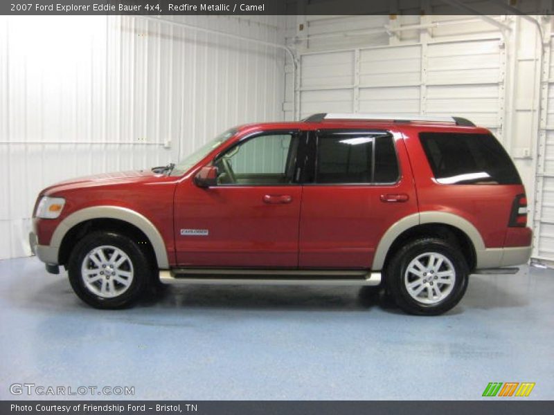Redfire Metallic / Camel 2007 Ford Explorer Eddie Bauer 4x4
