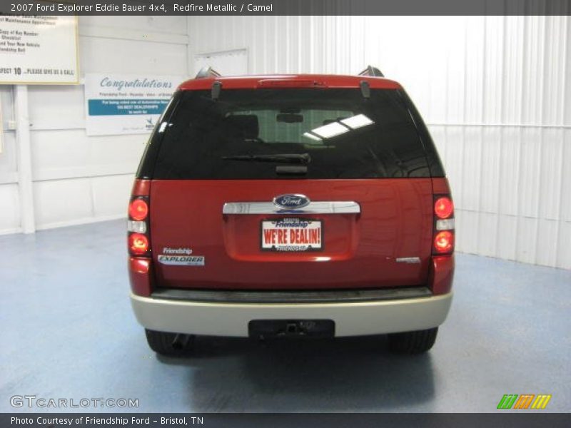 Redfire Metallic / Camel 2007 Ford Explorer Eddie Bauer 4x4
