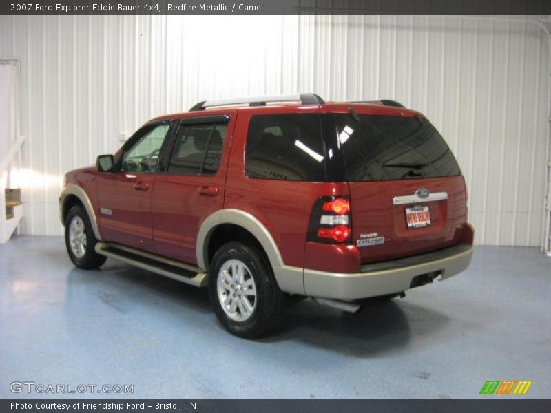 Redfire Metallic / Camel 2007 Ford Explorer Eddie Bauer 4x4