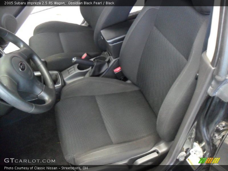 Obsidian Black Pearl / Black 2005 Subaru Impreza 2.5 RS Wagon