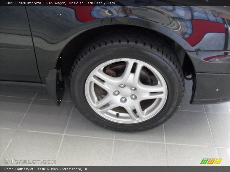 Obsidian Black Pearl / Black 2005 Subaru Impreza 2.5 RS Wagon