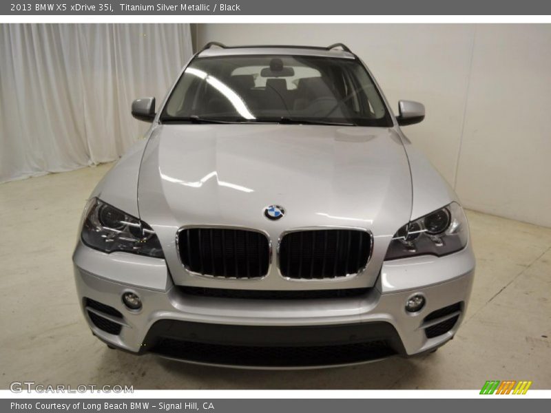 Titanium Silver Metallic / Black 2013 BMW X5 xDrive 35i