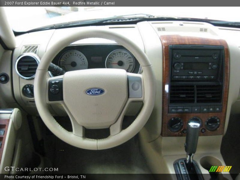Redfire Metallic / Camel 2007 Ford Explorer Eddie Bauer 4x4