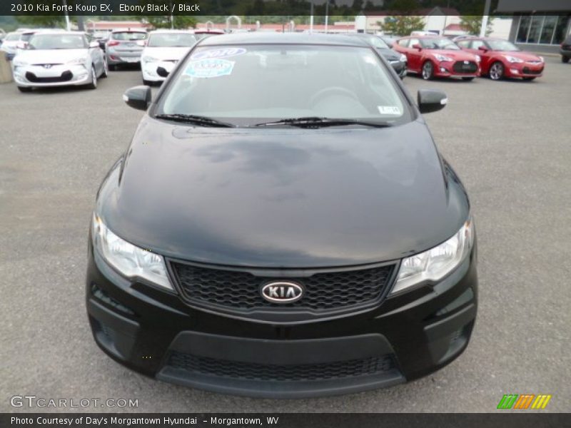 Ebony Black / Black 2010 Kia Forte Koup EX