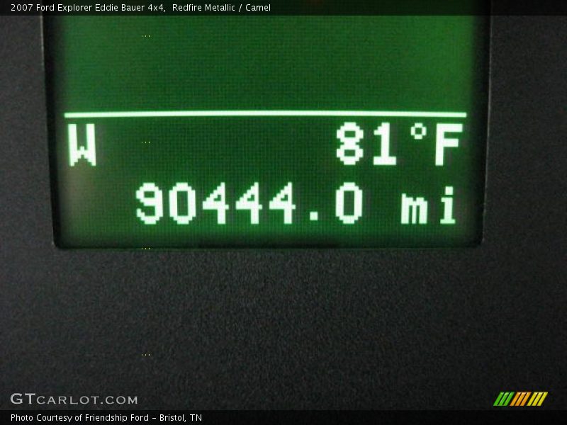 Redfire Metallic / Camel 2007 Ford Explorer Eddie Bauer 4x4
