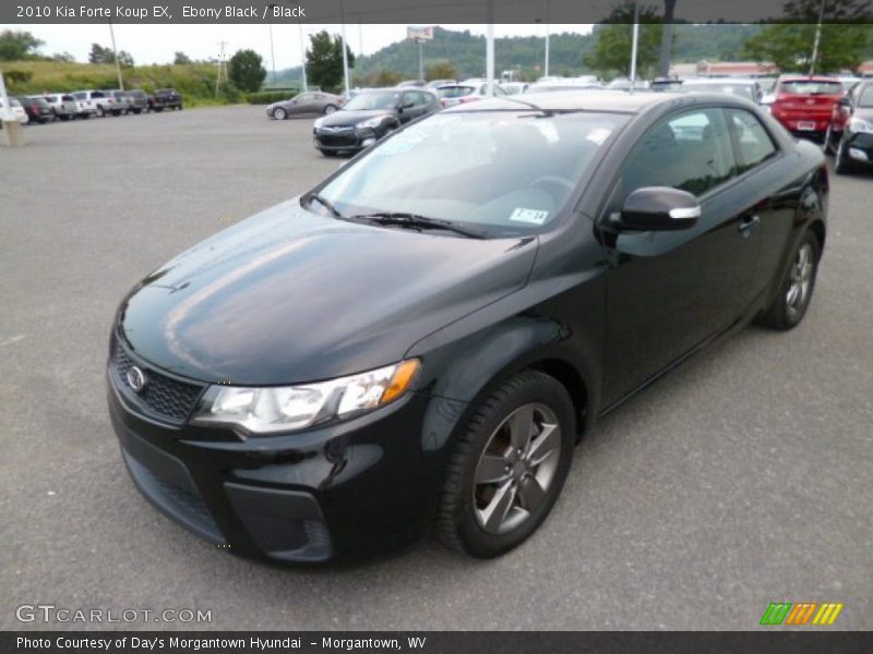Ebony Black / Black 2010 Kia Forte Koup EX