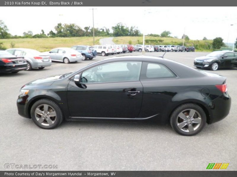 Ebony Black / Black 2010 Kia Forte Koup EX