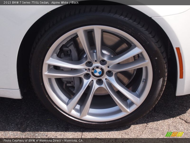 Alpine White / Black 2013 BMW 7 Series 750Li Sedan