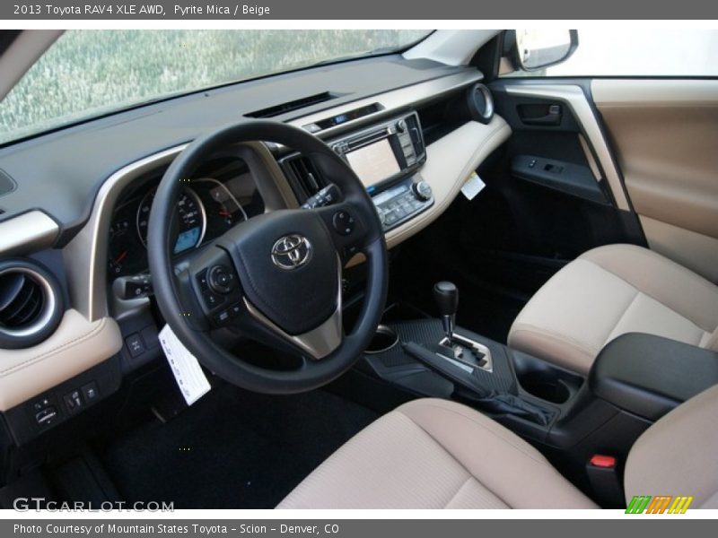 Pyrite Mica / Beige 2013 Toyota RAV4 XLE AWD