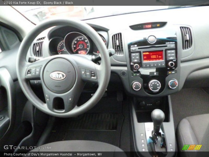 Ebony Black / Black 2010 Kia Forte Koup EX