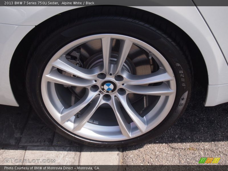 Alpine White / Black 2013 BMW 7 Series 750Li Sedan