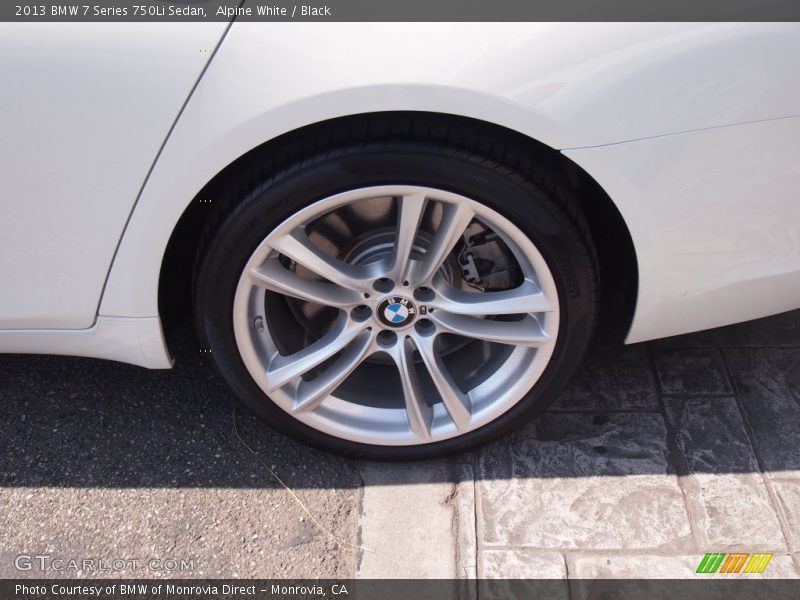 Alpine White / Black 2013 BMW 7 Series 750Li Sedan