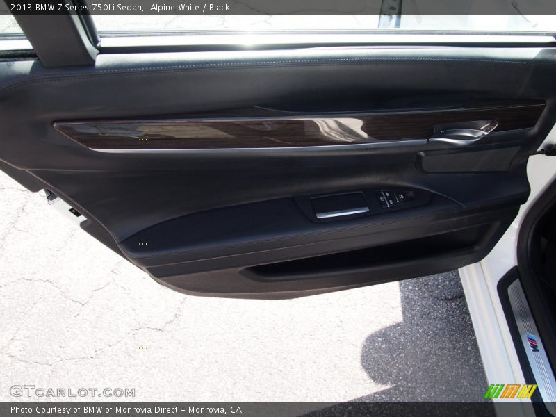 Alpine White / Black 2013 BMW 7 Series 750Li Sedan