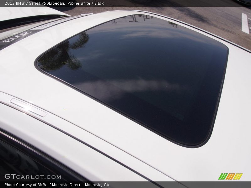 Alpine White / Black 2013 BMW 7 Series 750Li Sedan