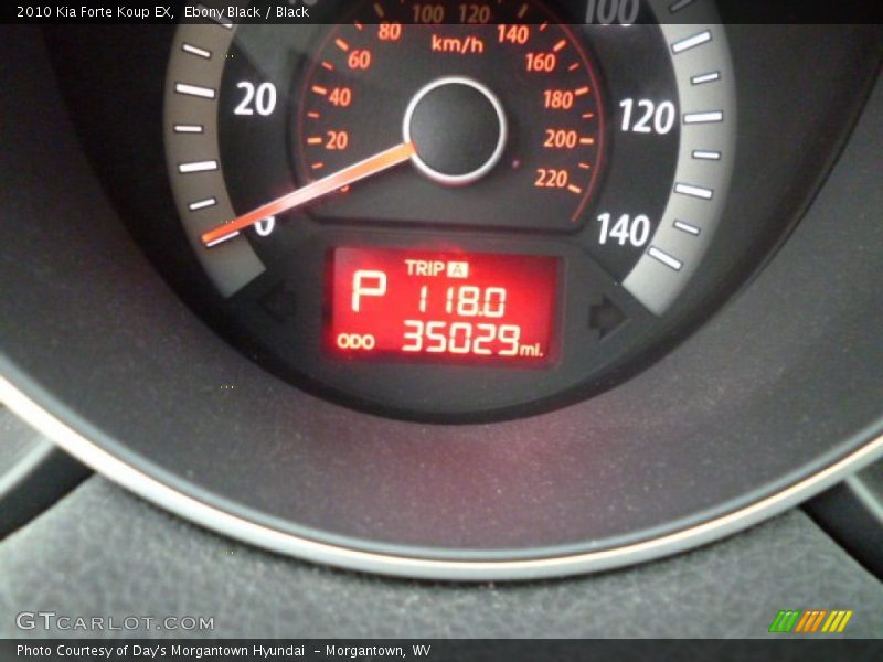 Ebony Black / Black 2010 Kia Forte Koup EX