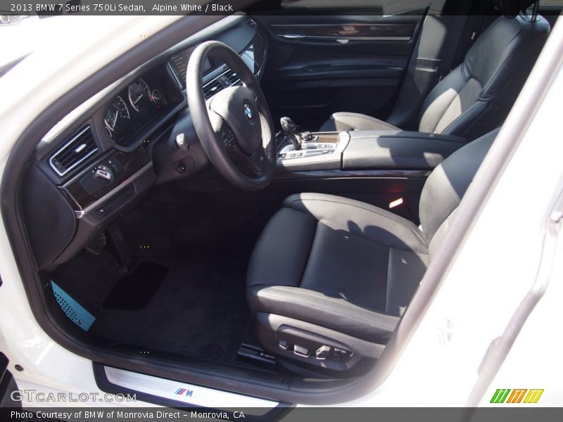 Alpine White / Black 2013 BMW 7 Series 750Li Sedan