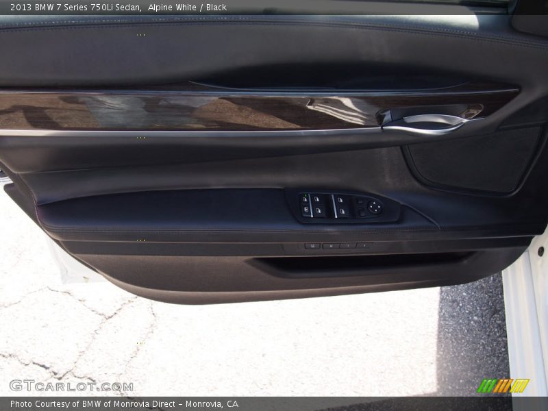 Alpine White / Black 2013 BMW 7 Series 750Li Sedan