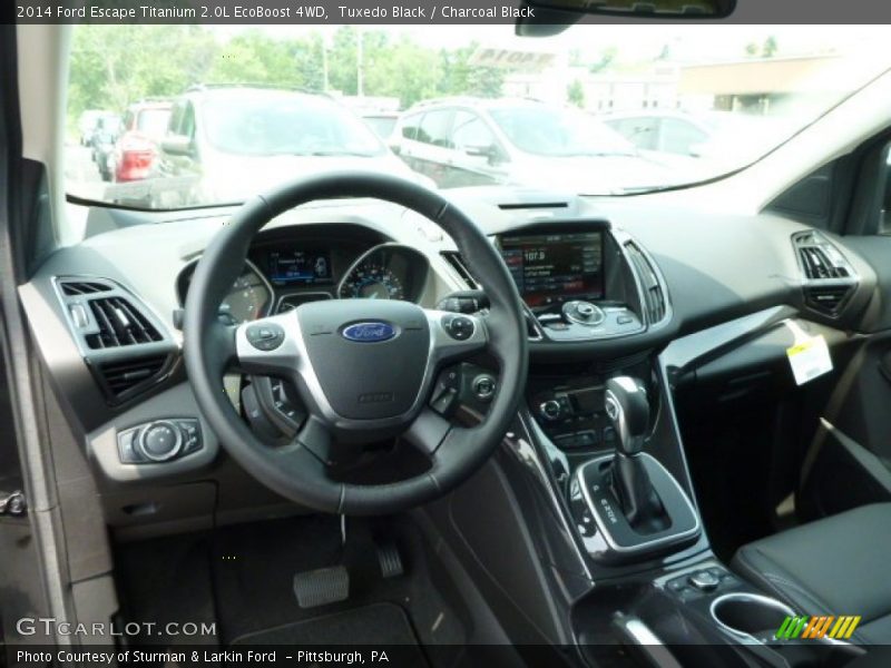 Tuxedo Black / Charcoal Black 2014 Ford Escape Titanium 2.0L EcoBoost 4WD