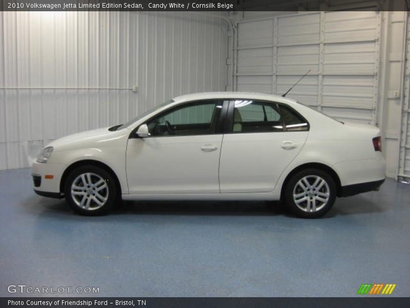 Candy White / Cornsilk Beige 2010 Volkswagen Jetta Limited Edition Sedan