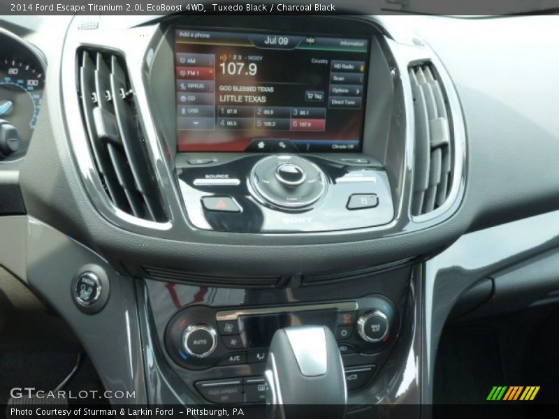 Tuxedo Black / Charcoal Black 2014 Ford Escape Titanium 2.0L EcoBoost 4WD