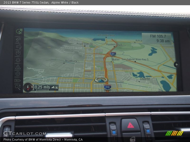 Alpine White / Black 2013 BMW 7 Series 750Li Sedan
