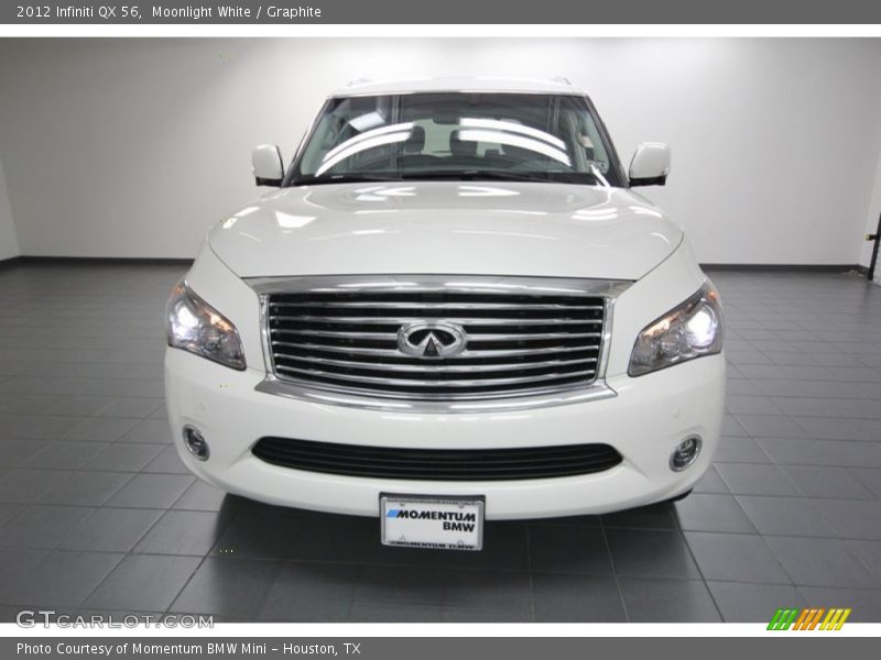 Moonlight White / Graphite 2012 Infiniti QX 56