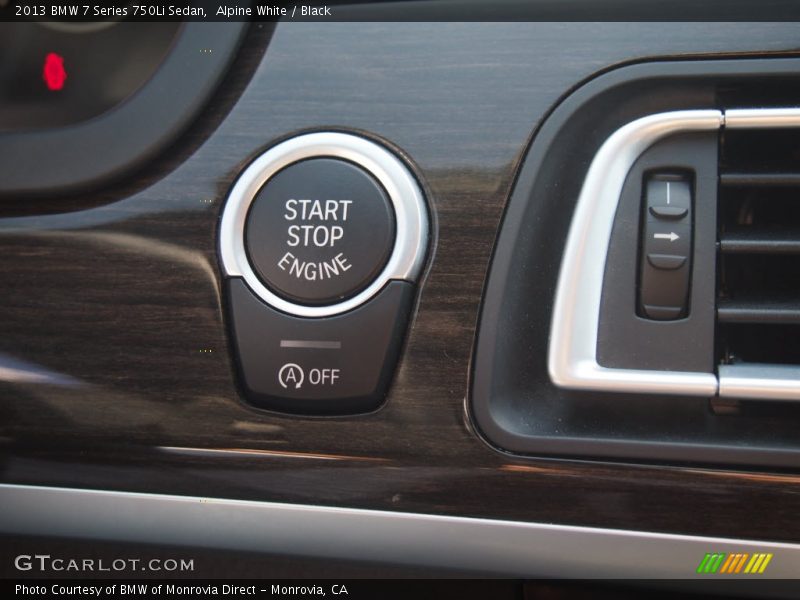 Alpine White / Black 2013 BMW 7 Series 750Li Sedan