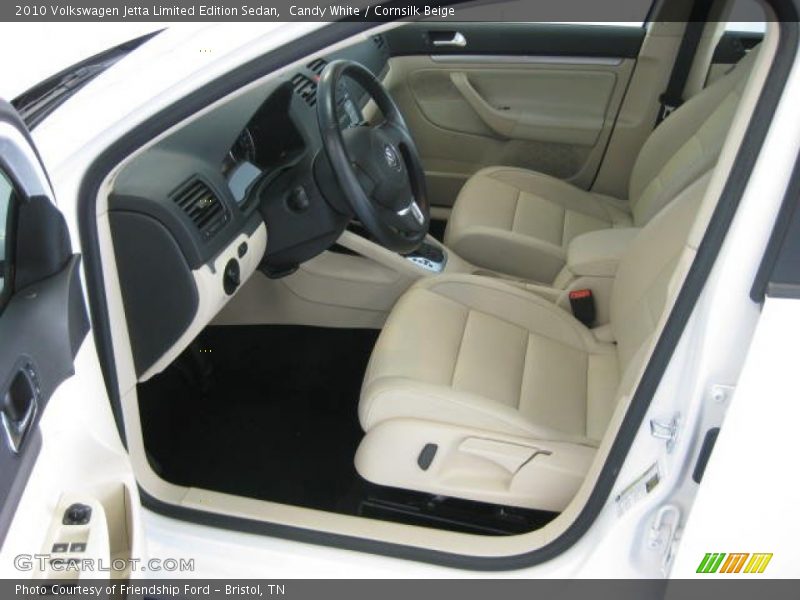 Candy White / Cornsilk Beige 2010 Volkswagen Jetta Limited Edition Sedan