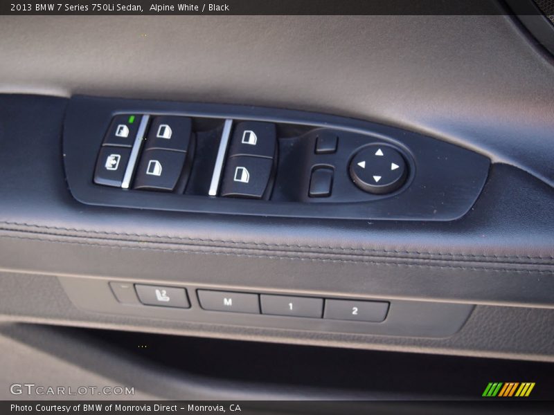 Alpine White / Black 2013 BMW 7 Series 750Li Sedan