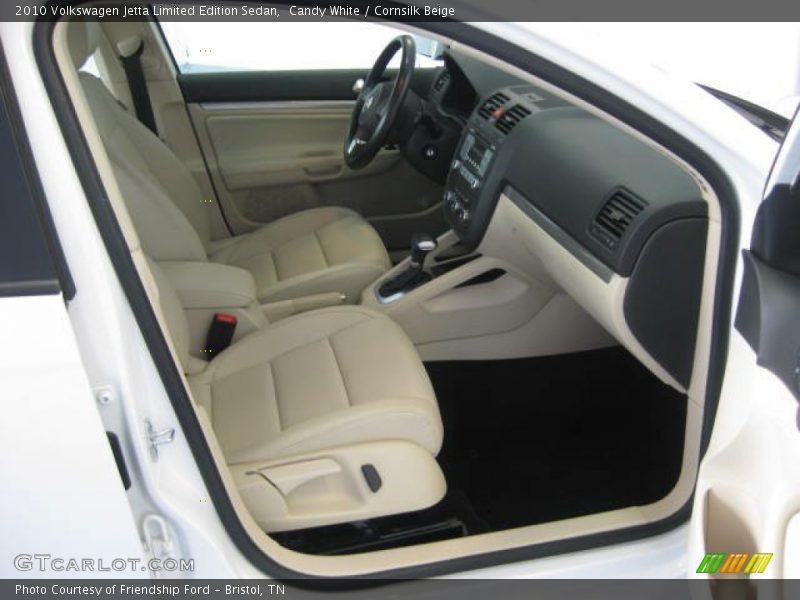 Candy White / Cornsilk Beige 2010 Volkswagen Jetta Limited Edition Sedan