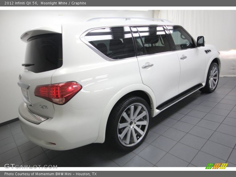 Moonlight White / Graphite 2012 Infiniti QX 56