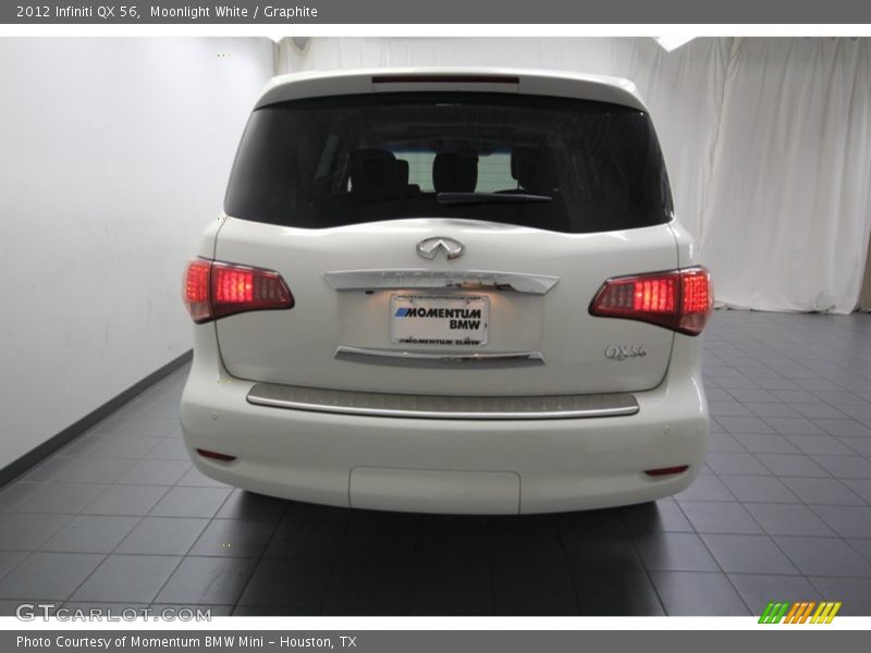 Moonlight White / Graphite 2012 Infiniti QX 56