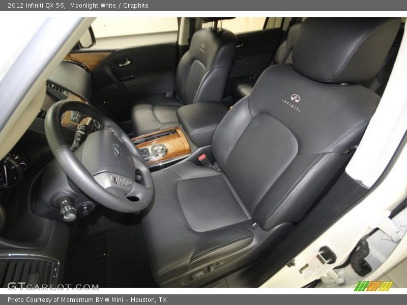 Front Seat of 2012 QX 56