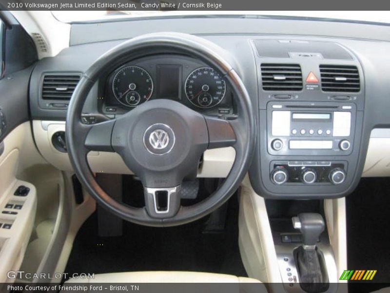 Candy White / Cornsilk Beige 2010 Volkswagen Jetta Limited Edition Sedan