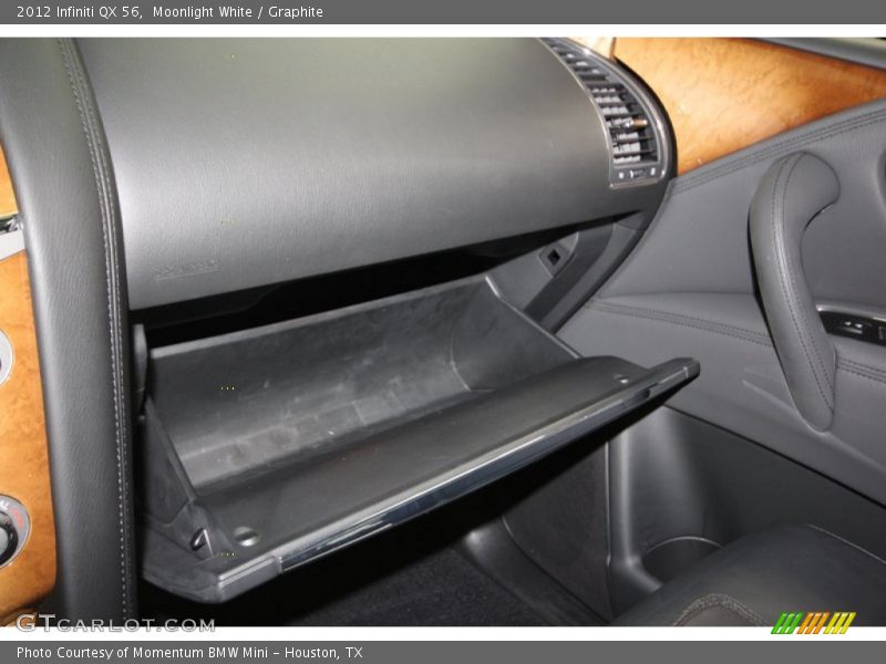Moonlight White / Graphite 2012 Infiniti QX 56