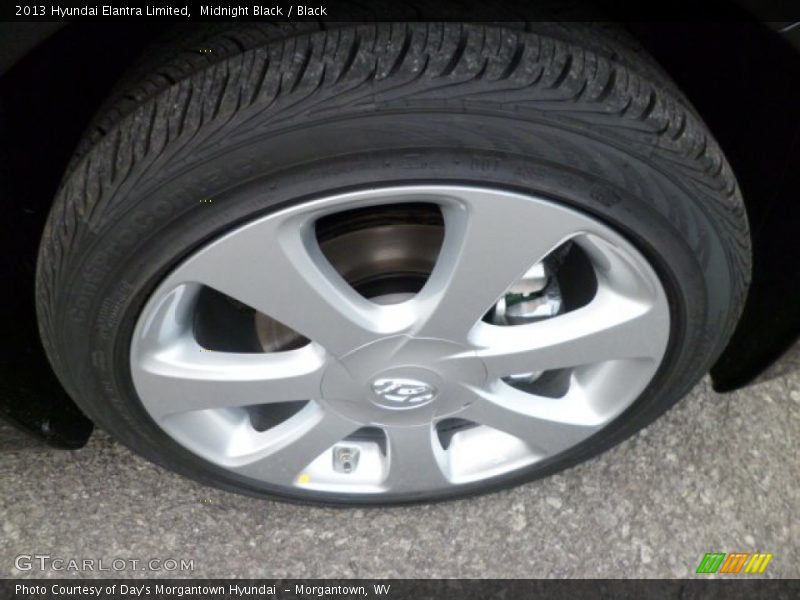 Midnight Black / Black 2013 Hyundai Elantra Limited