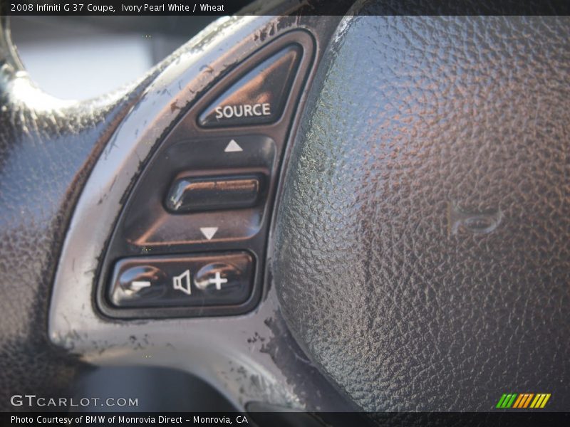 Ivory Pearl White / Wheat 2008 Infiniti G 37 Coupe