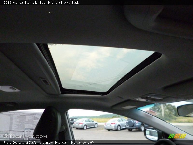 Midnight Black / Black 2013 Hyundai Elantra Limited