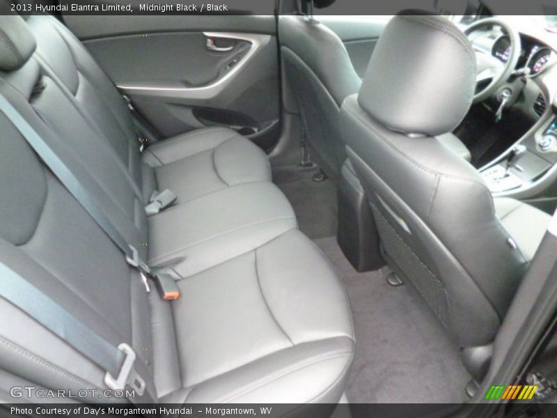 Midnight Black / Black 2013 Hyundai Elantra Limited