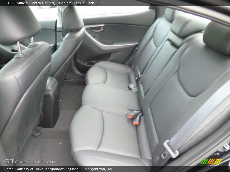 Midnight Black / Black 2013 Hyundai Elantra Limited