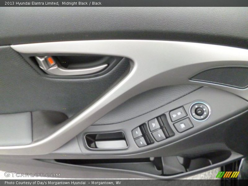 Midnight Black / Black 2013 Hyundai Elantra Limited