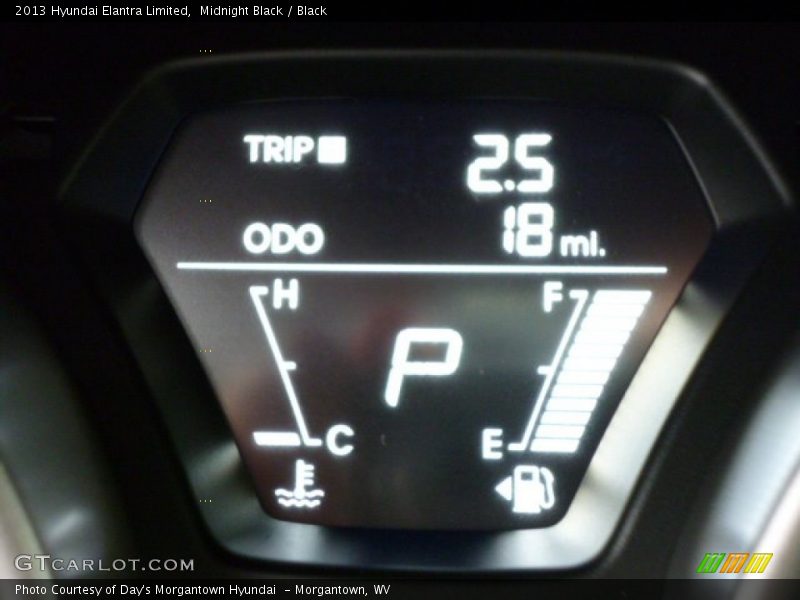 Midnight Black / Black 2013 Hyundai Elantra Limited