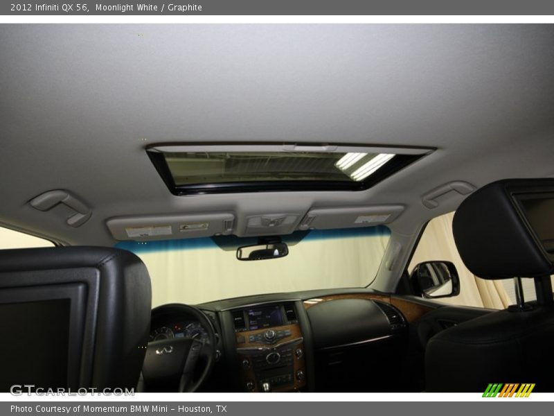 Moonlight White / Graphite 2012 Infiniti QX 56