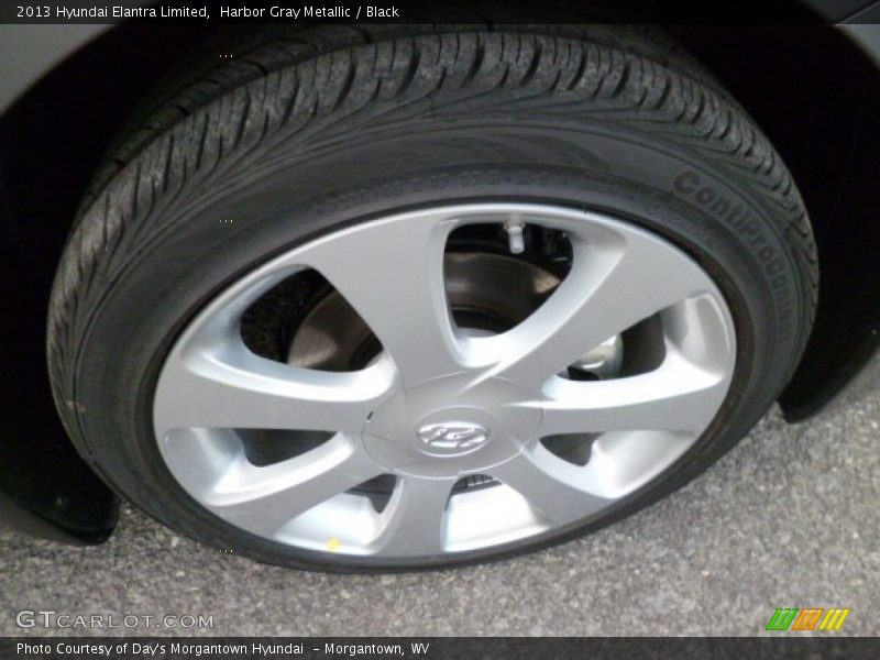 Harbor Gray Metallic / Black 2013 Hyundai Elantra Limited